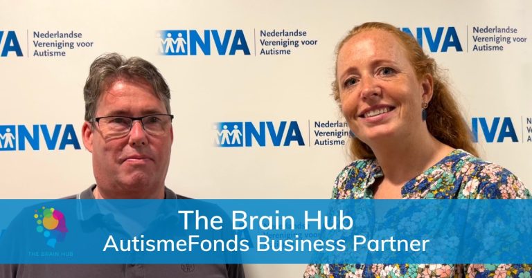 Marijke Pietersma (The Brain Hub) en Henri Mandemaker (NVA)